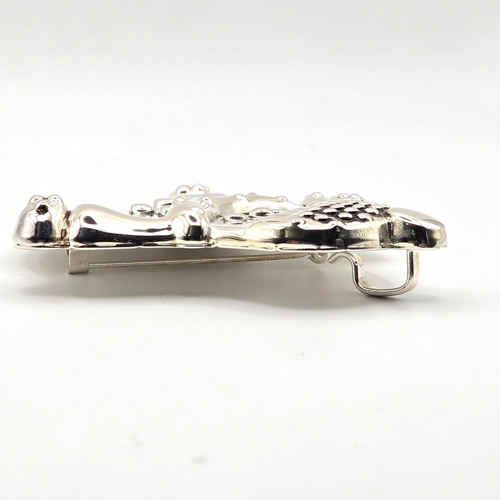 Best Silver Tone Snowman Brooch‎ Pendant Holiday Christmas Winter Pin Star Scarf - Picture 3 of 5